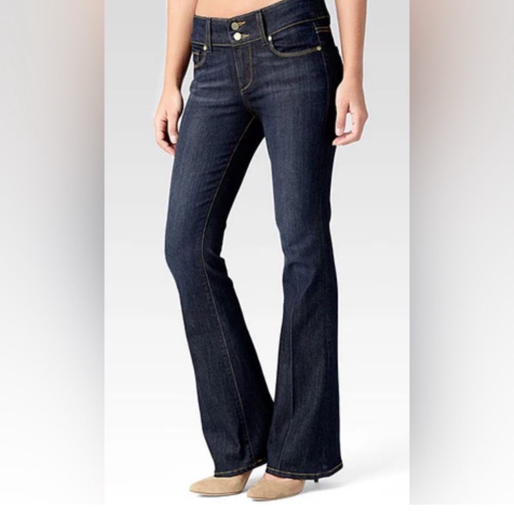 PAIGE Blue Boot Cut Jeans Classic Denim
